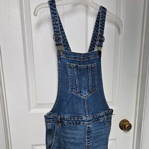 Classic Old Navy Light Wash Denim Bib Overalls Size 14